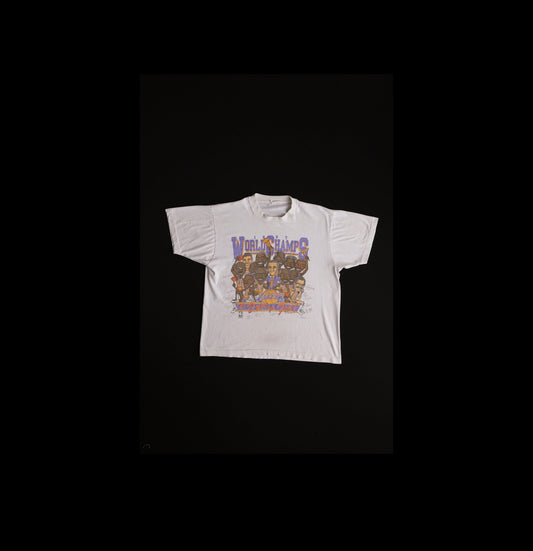 1987 World Champs Los Angeles Lakers Graphic T-shirt