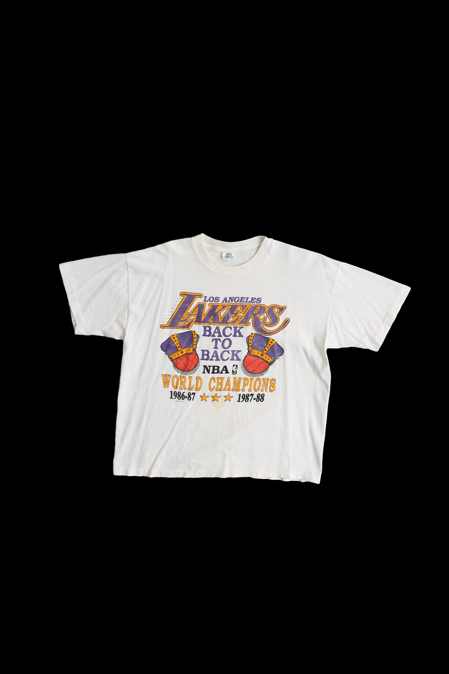 Vintage Lakers Back to Back World Champions GRaphic T-shirt