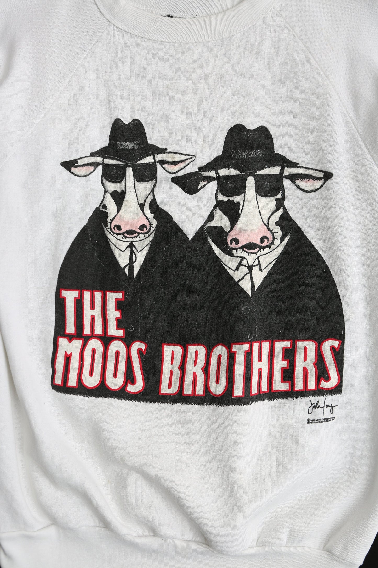 Vintage Graphic Sweatshirt with The Moons Brothers Print