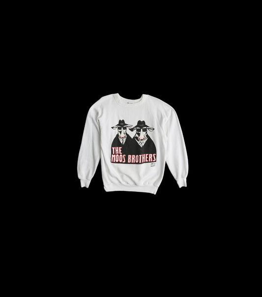 Vintage Graphic Sweatshirt with The Moons Brothers Print