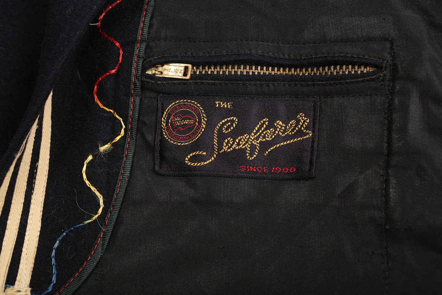 Vintage Sailor Blue Long Sleeve Shirt by The Seafarer