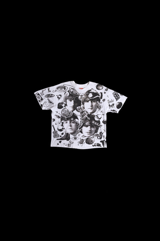 Beatles Graphic T-shirt - Help! - Yeah! Yeah! Yeah! Fab! - Orchestra Print