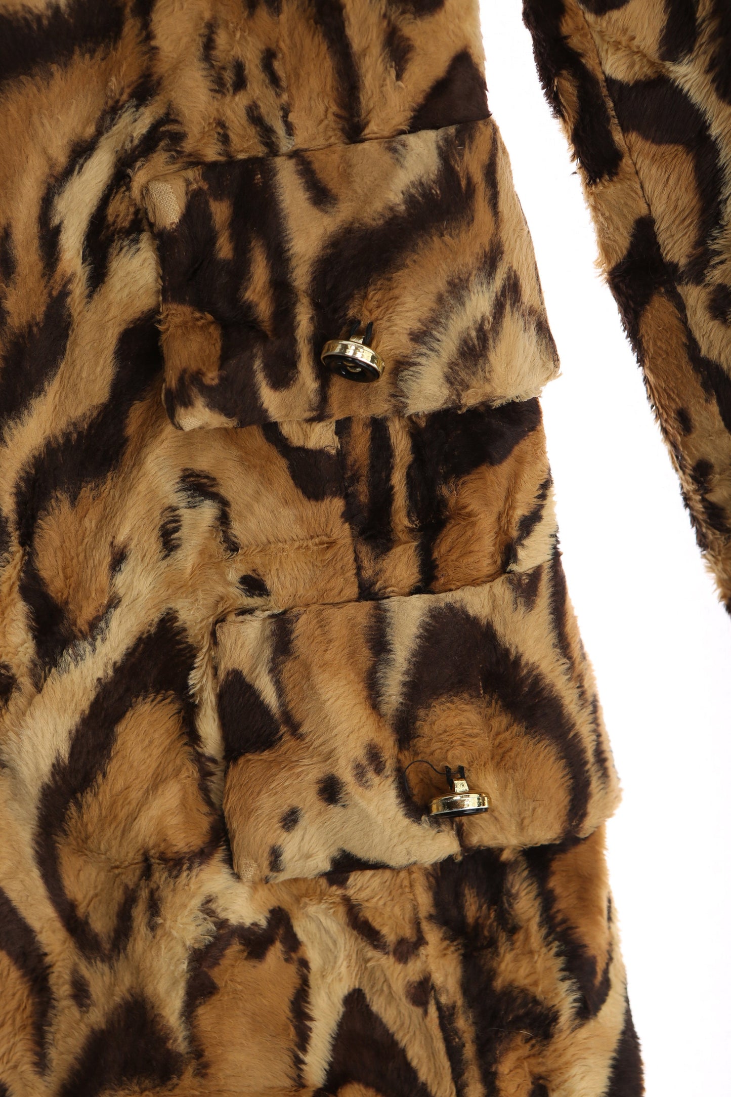 Vintage 1970's Women Animal Print Coat by Manimals of Greenlea