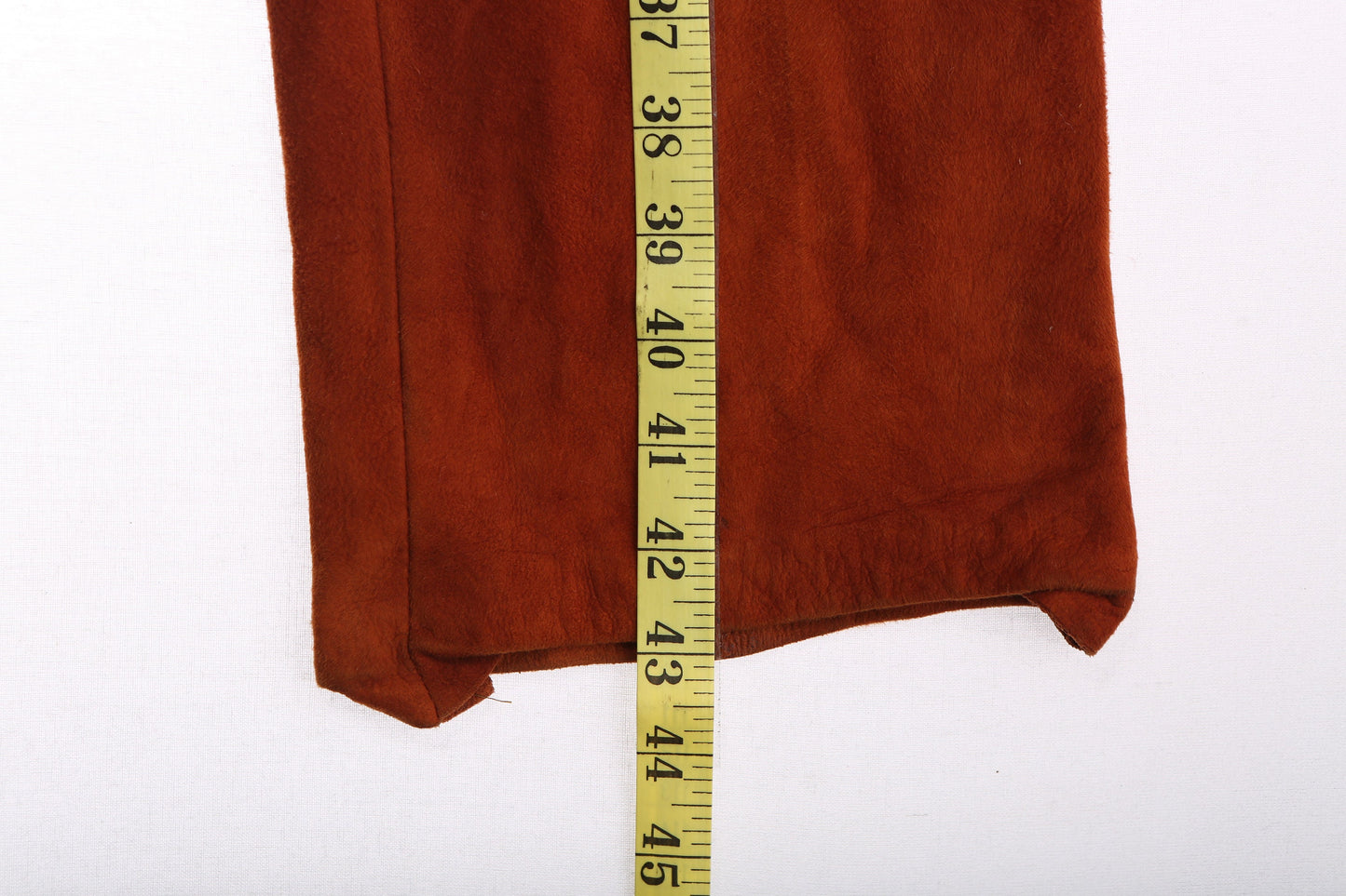 Vintage Women Brown Suede Pants