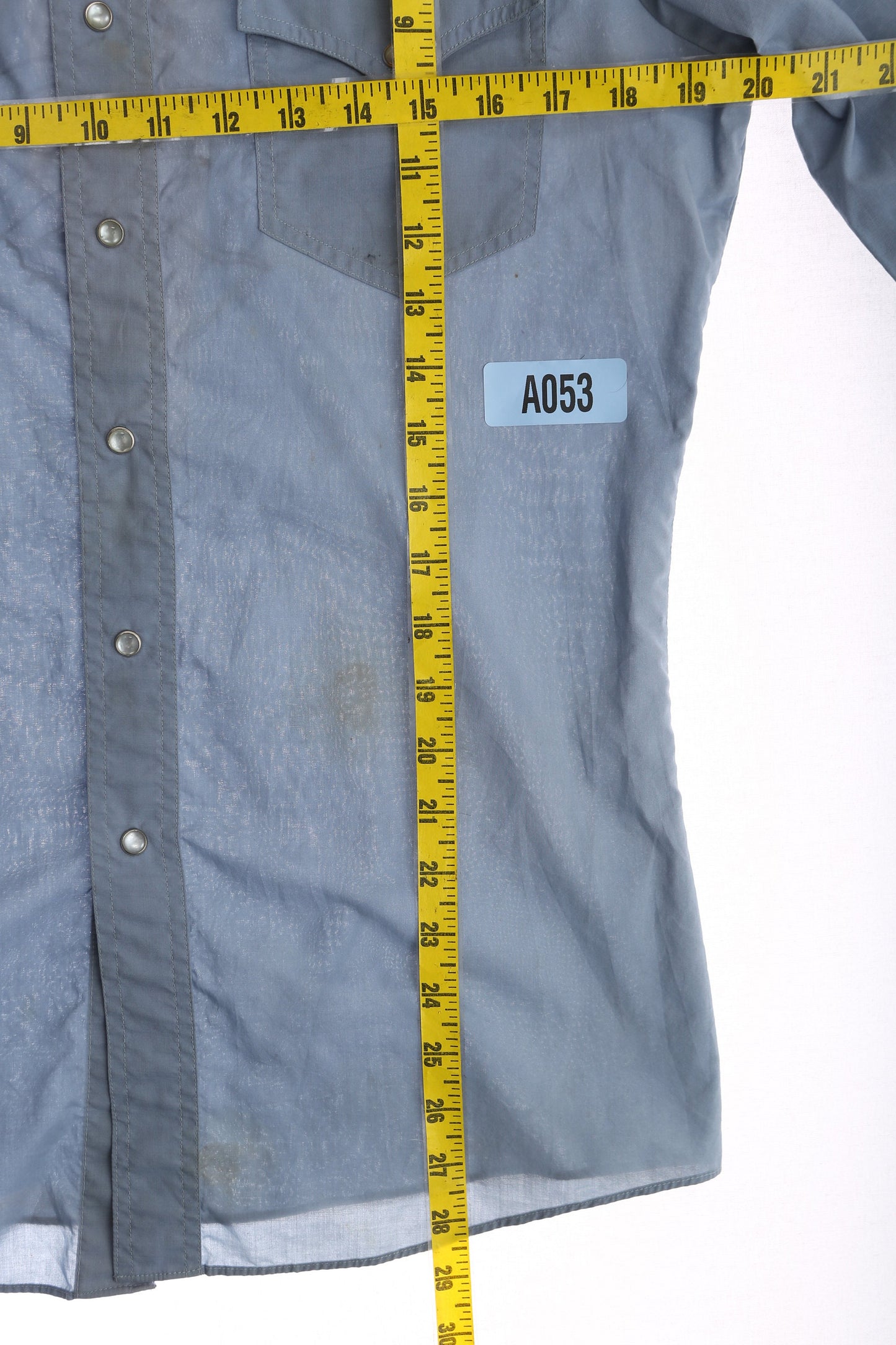 Vintage Men Blue Western Shirt by Kennington - Rocking K Ranchwear