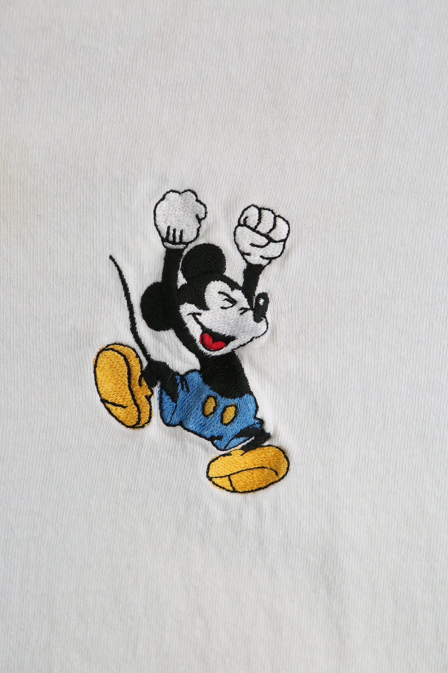Vintage Mickey Mouse Embroidered T-shirt