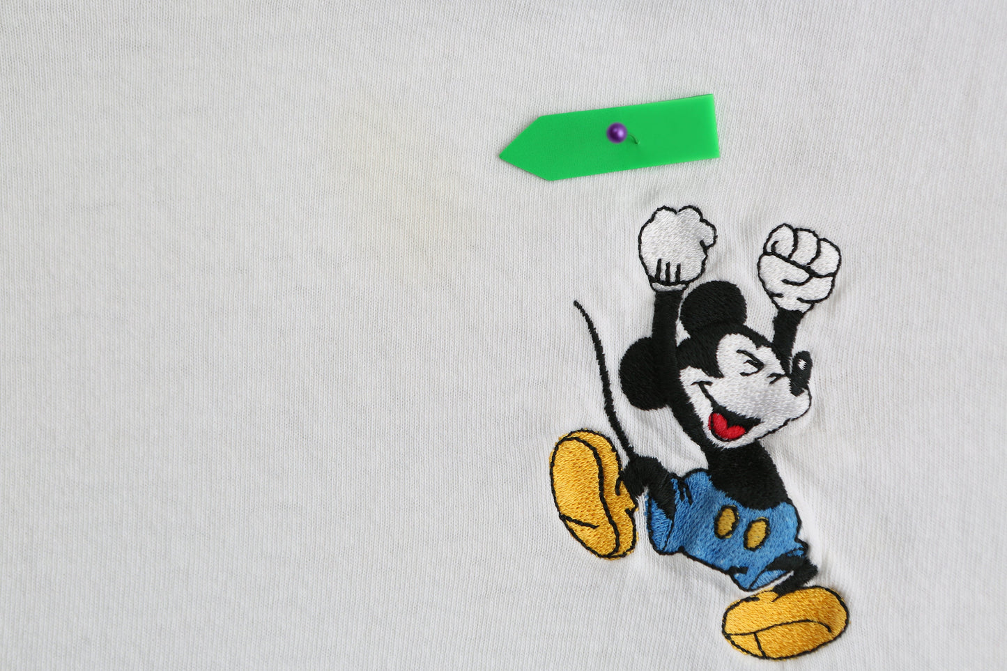 Vintage Mickey Mouse Embroidered T-shirt