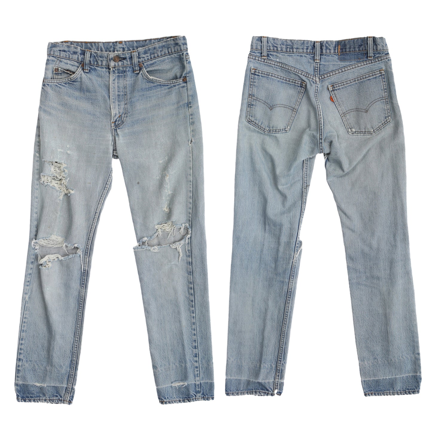 Vintage Levi's Distressed Denim Pants / Orange Tab