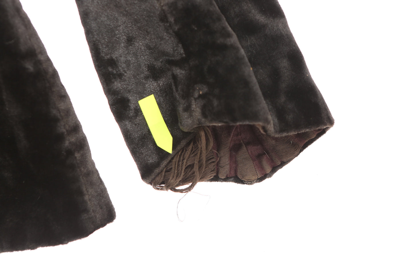 Vintage Victorian Jacket / Brown Fur Leather / Estimated Era 1800's