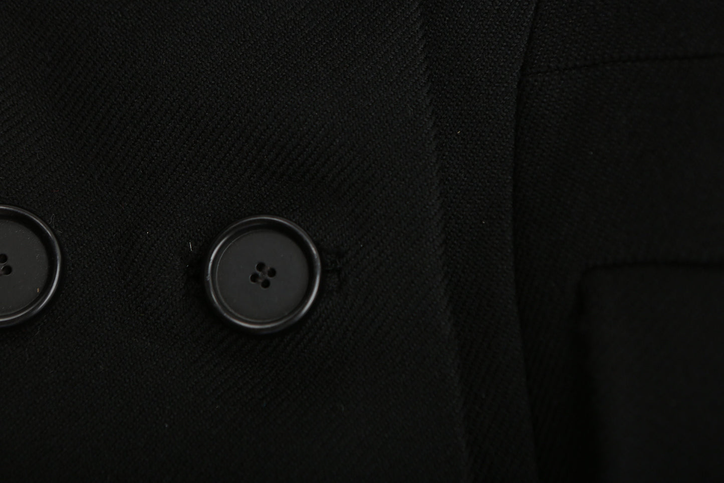 Vintage Women Black Winter Casual Coat / Era 1950's - 1960's