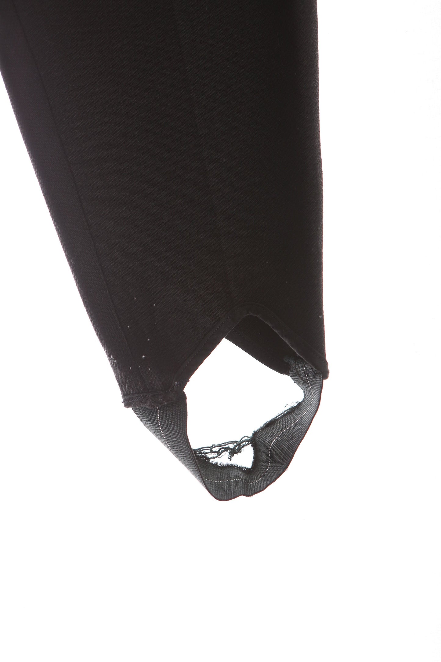 Vintage Women's Black Casual Pants / High Waist / Side Zipper Closure / Era 1940's - 1950's