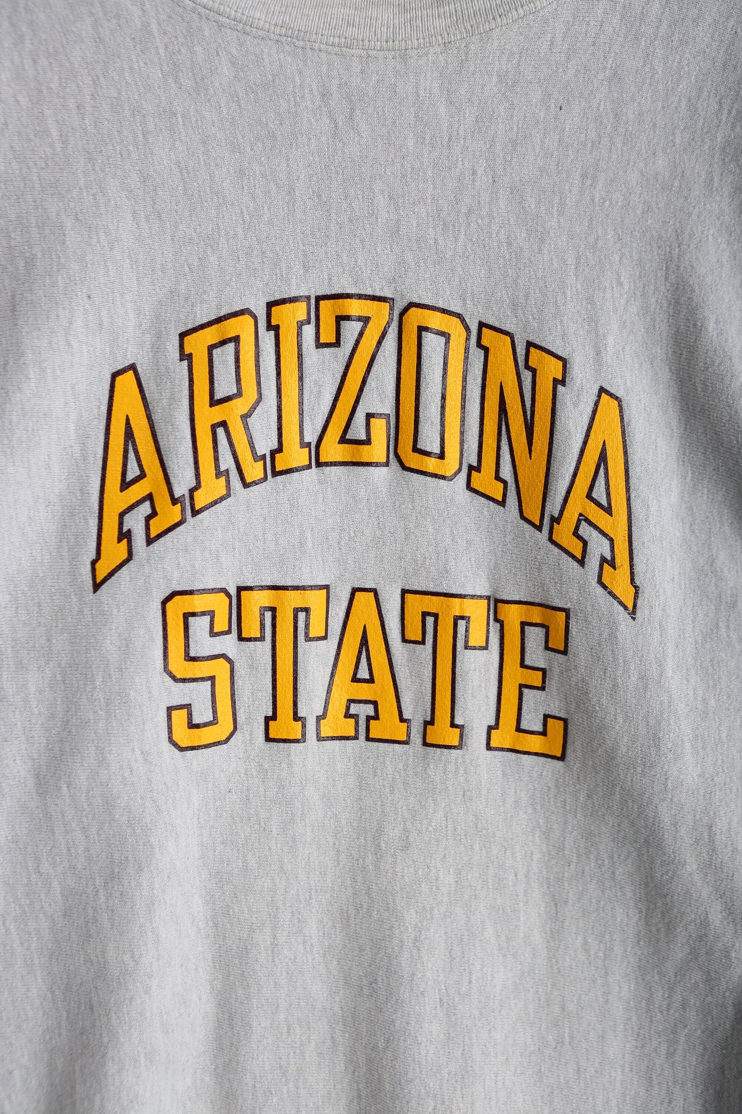 Vintage Champion Gray Crew Neck Sweatshirt with Arizona State University Print