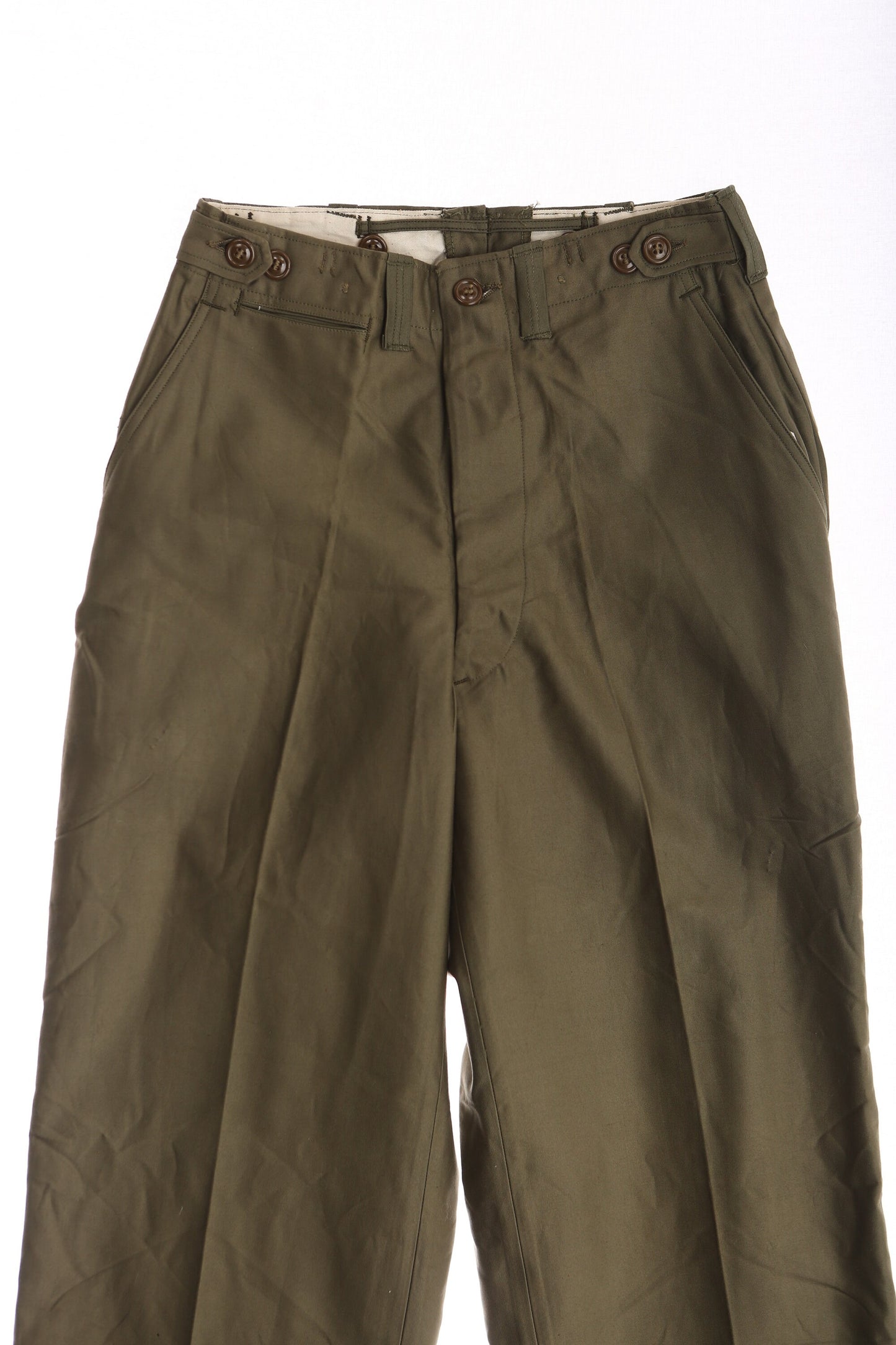 Vintage Men Military Uniform Pants