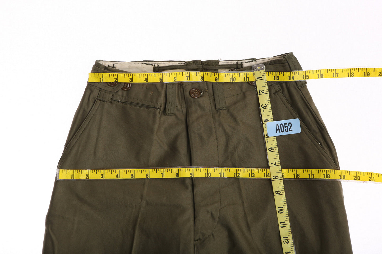 Vintage Men Military Uniform Pants