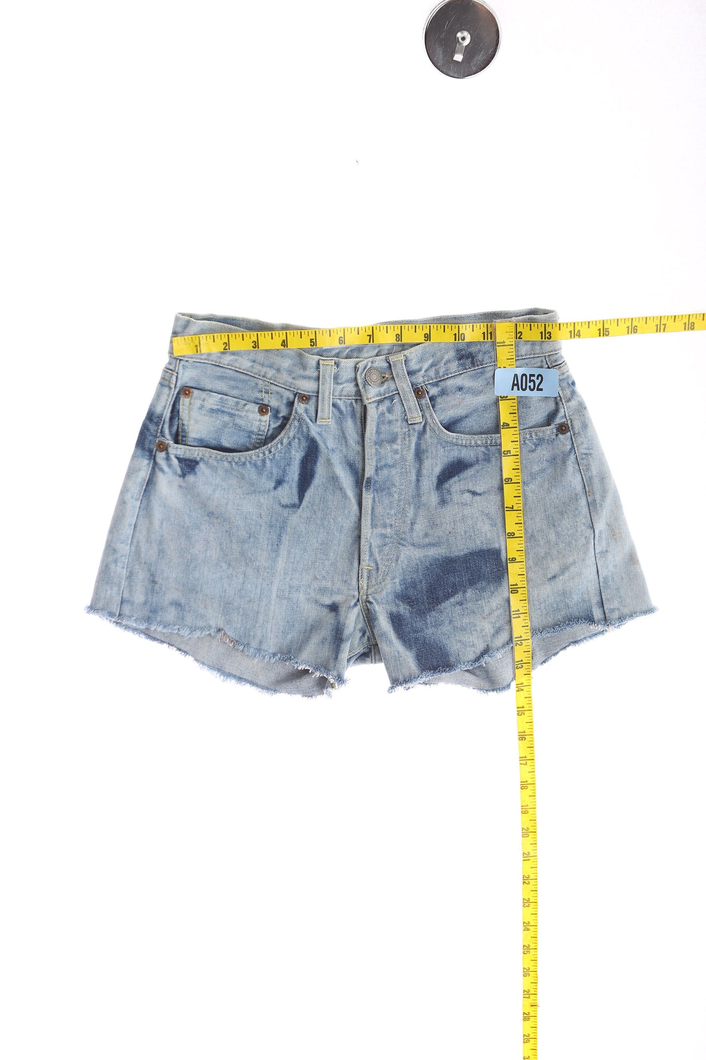 Levi's Bleached Denim Shorts