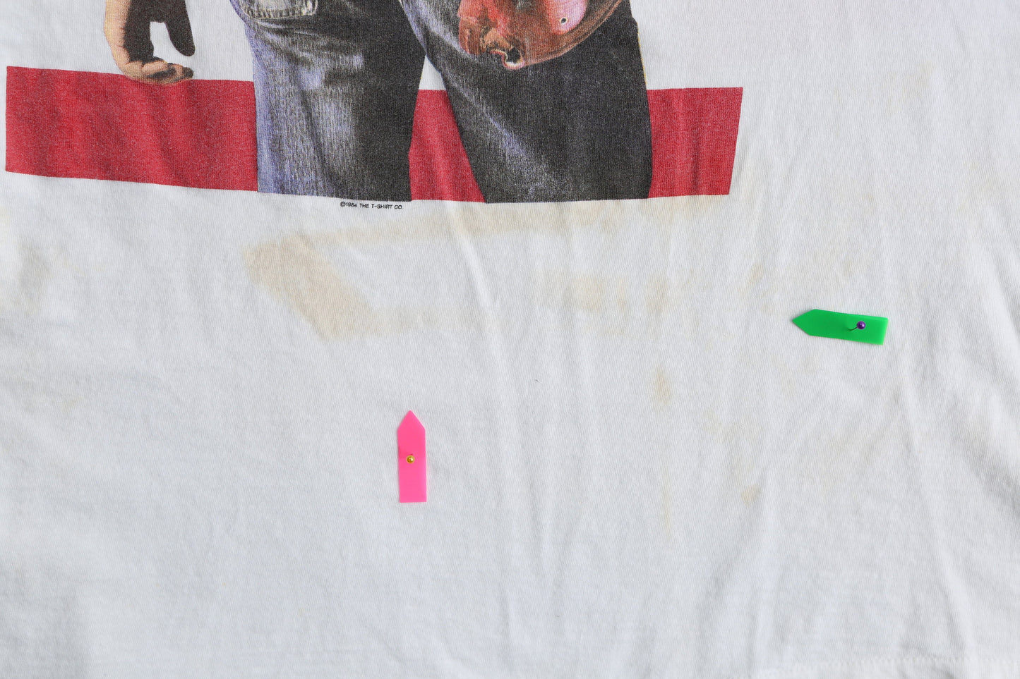 Vintage Bruce Springsteen White Graphic T-shirt