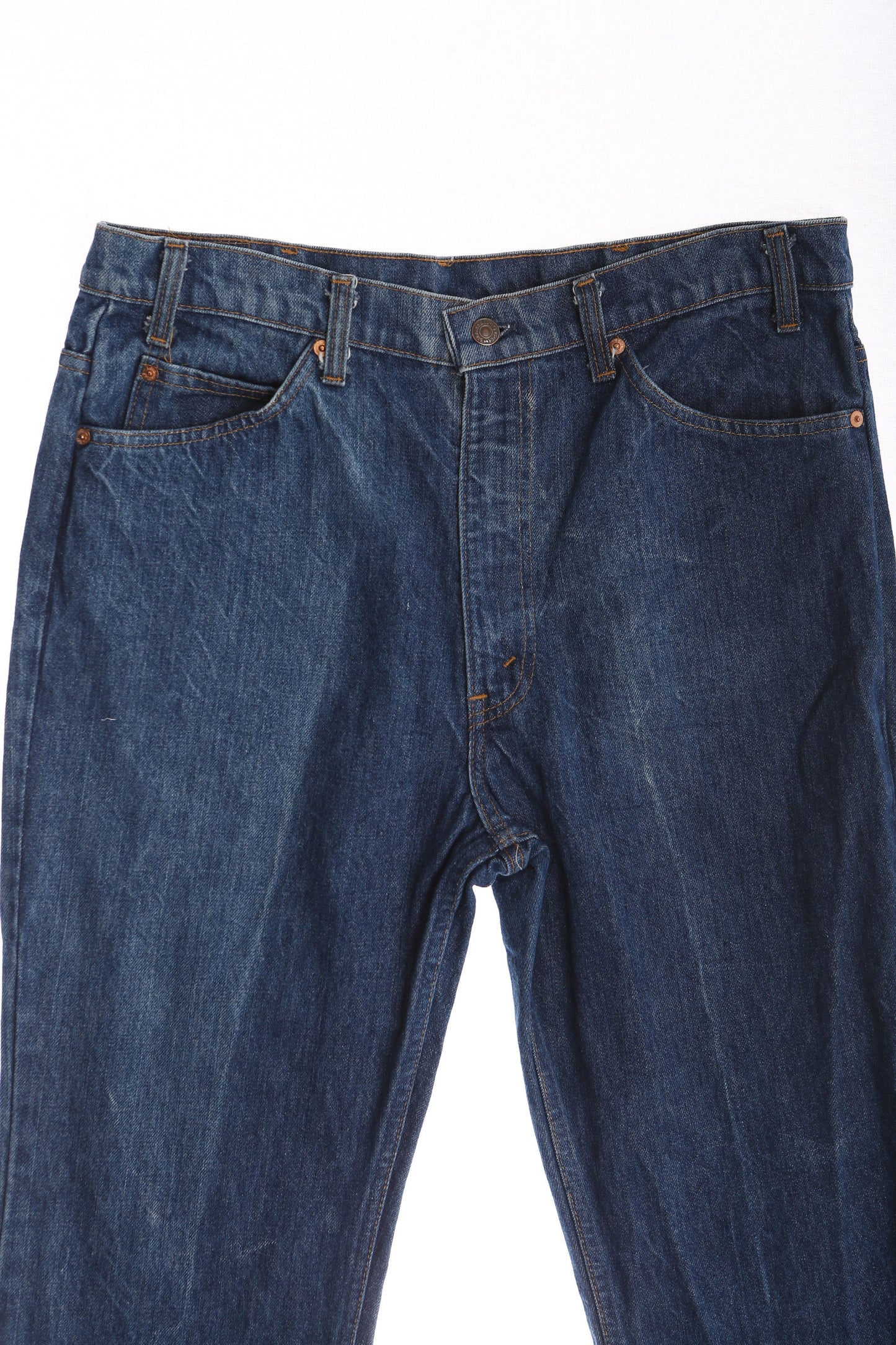 Vintage Levi's Jeans / 517 / Orange Tab / Dark Blue Wash / Era 70s - 80s