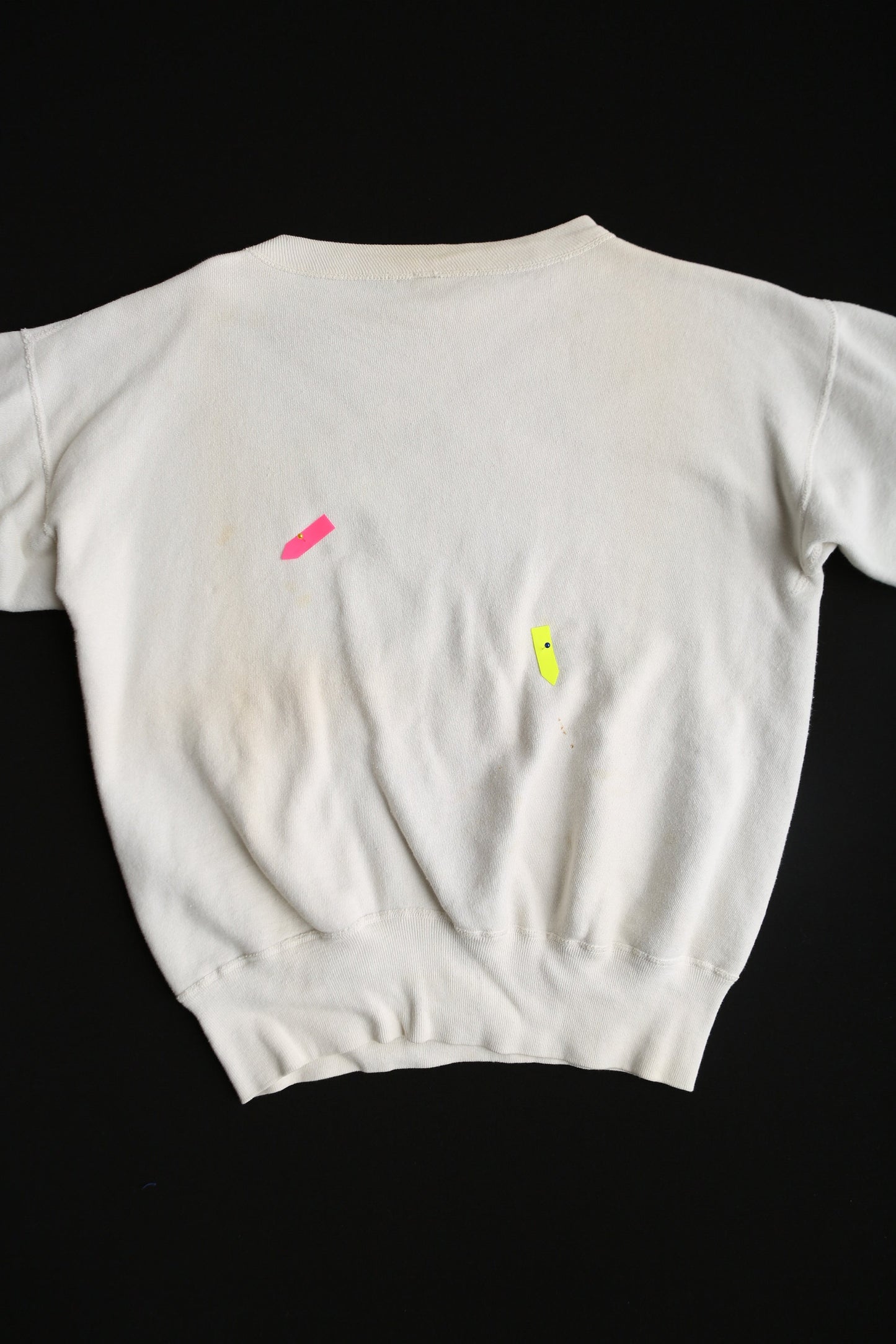 Vintage Crew Neck White T-shirt with Swarthmore High Print