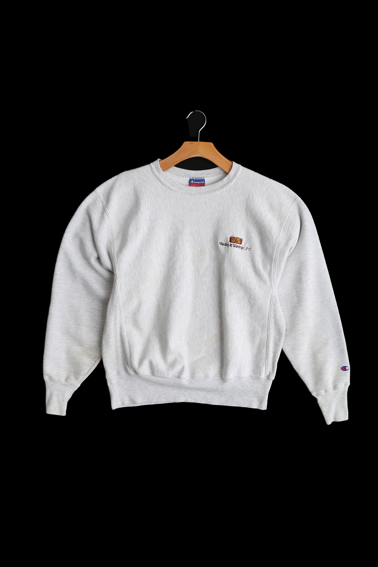 Champion Crew Neck Gray Sweatshirt