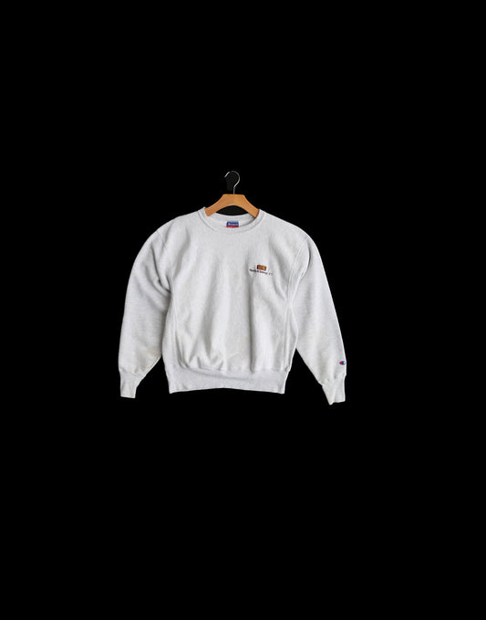 Champion Crew Neck Gray Sweatshirt