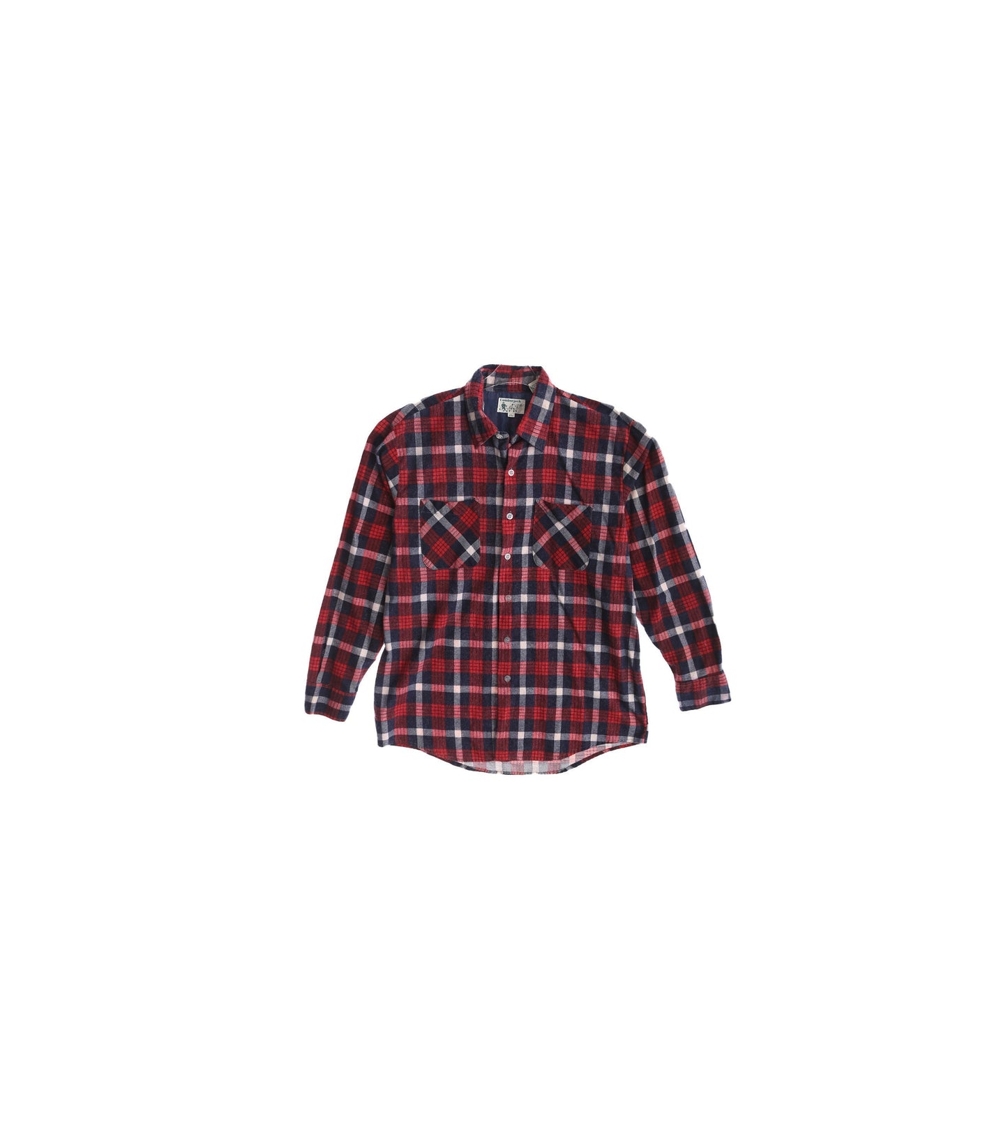 Vintage Men's Red Plaid Flannel Shirt by Lumberjack / Era 1970's - 1980's