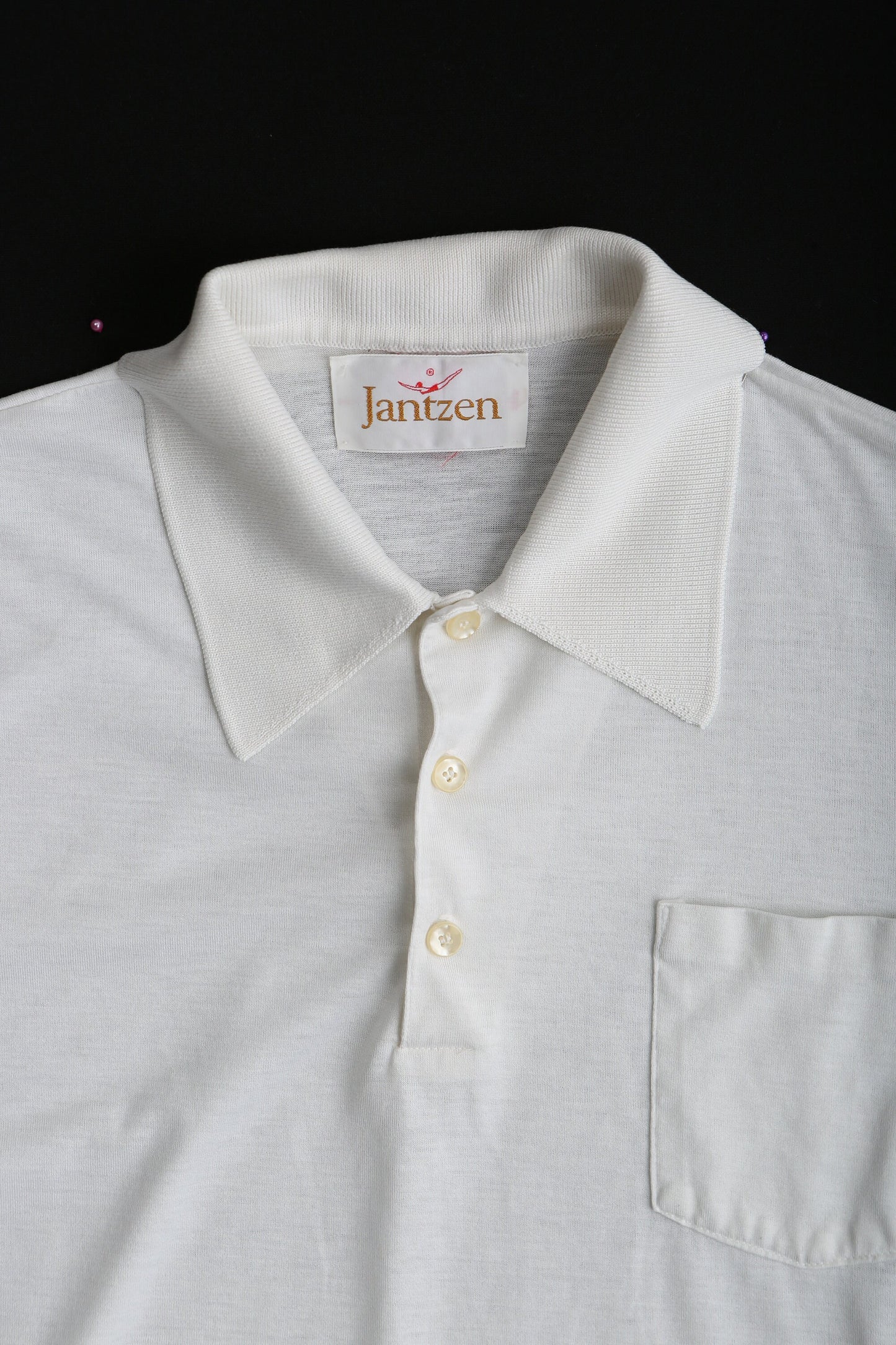 Vintage Polo Shirt by Jantzen - Era 1970's - 1980's