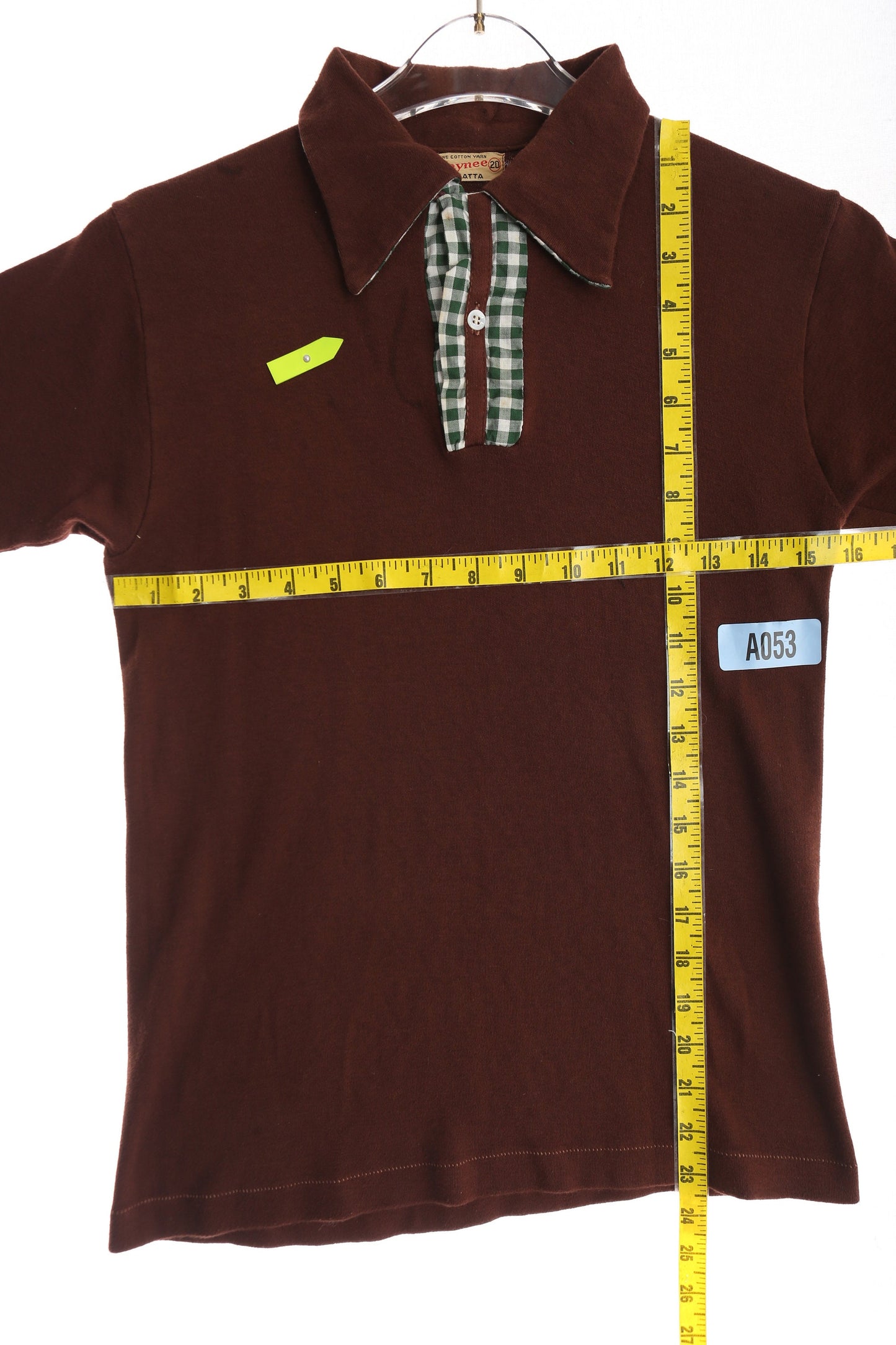 Vintage Men's Red Polo Shirt by Kaynee Regata / Estimated Era: 60s - 70s