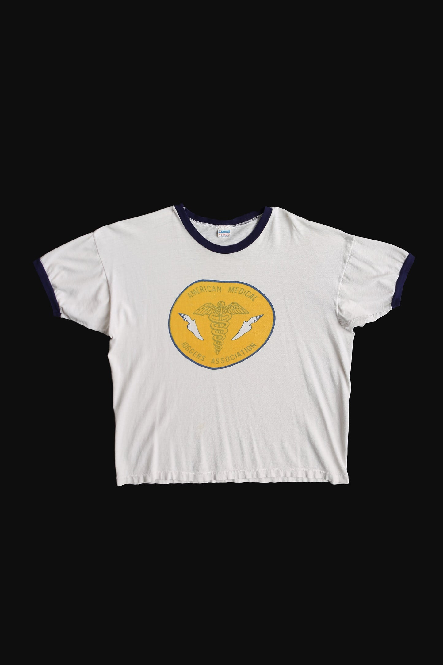 Vintage American Medical Joggers Association Chapion Graphic White T-shirt