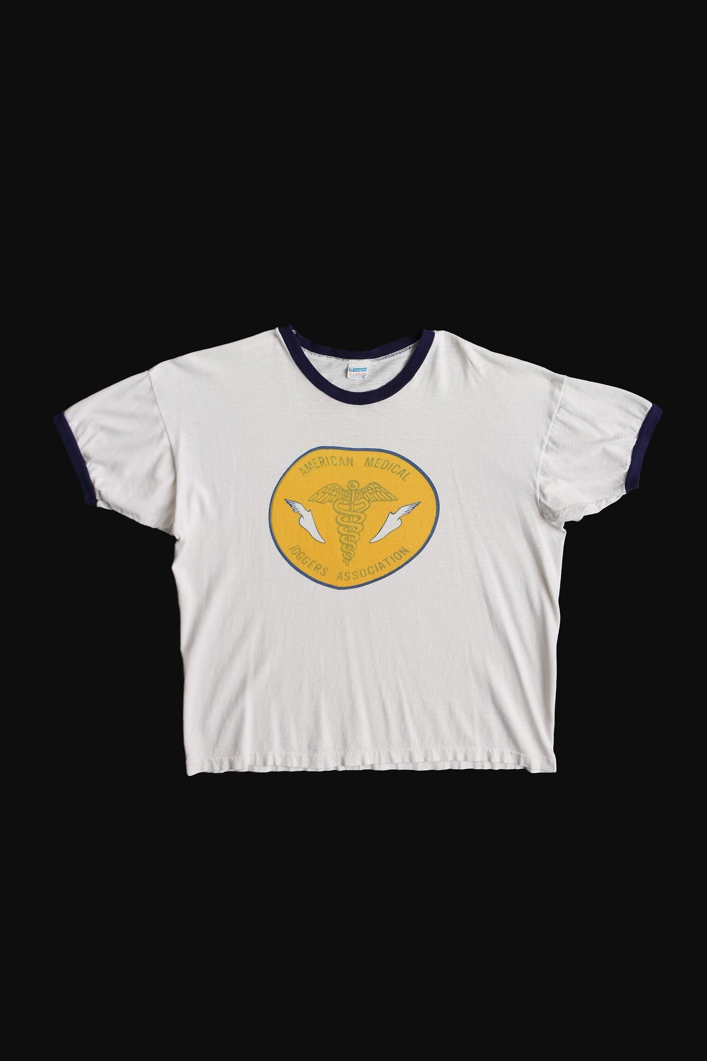 Vintage American Medical Joggers Association Chapion Graphic White T-shirt