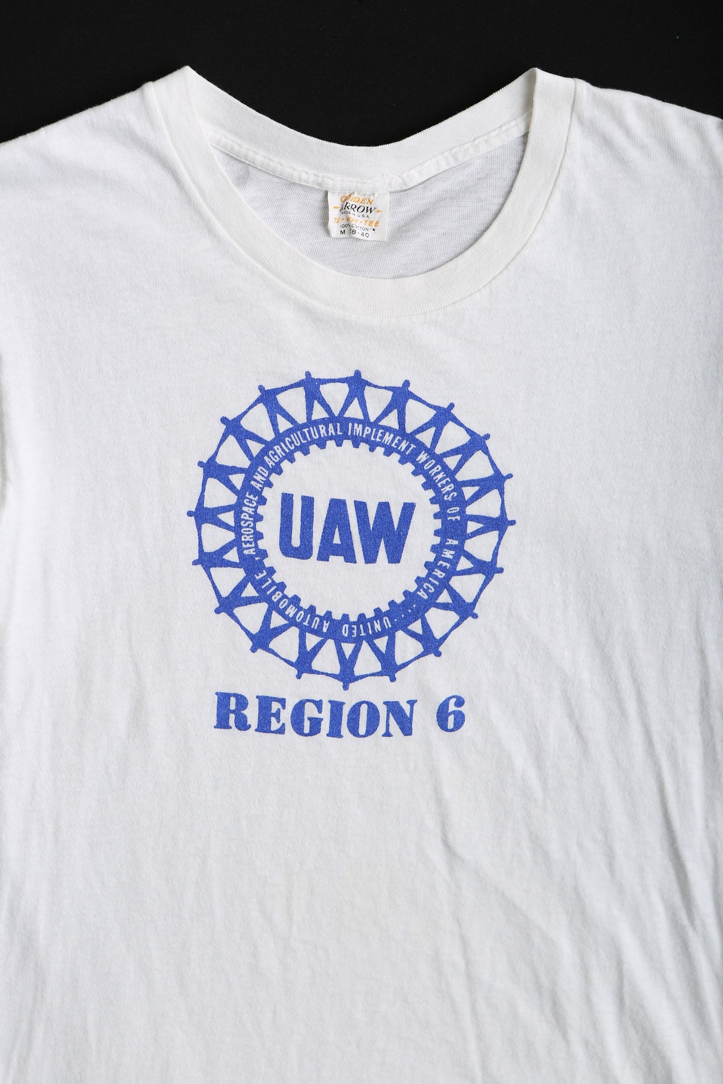 Vintage UAW Regio 6 Graphic T-shirt - Era 1960's - 1970's