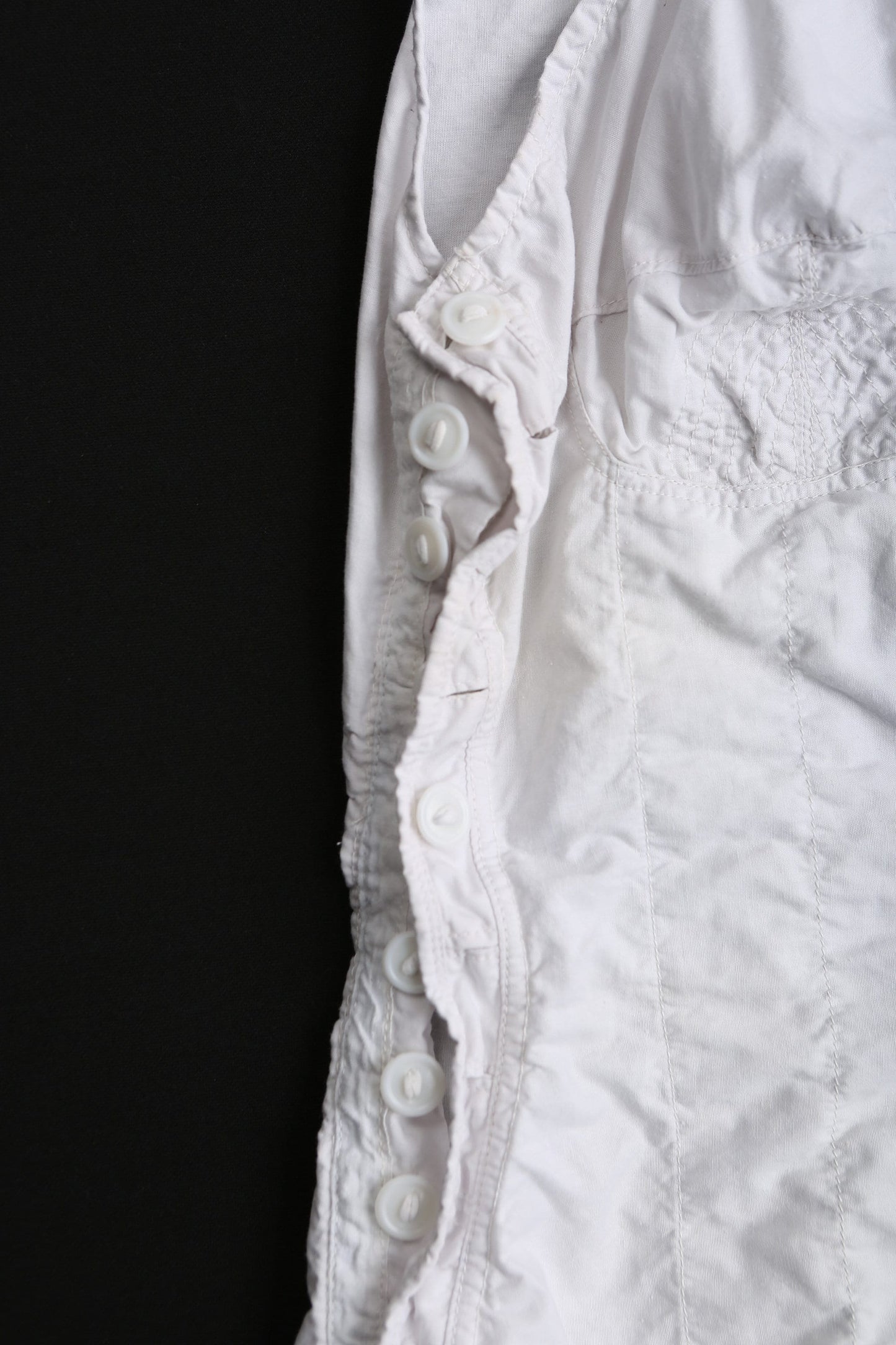 Vintage Women White Underwear / Body Suit / Leotard - Era 1940's - 1950's