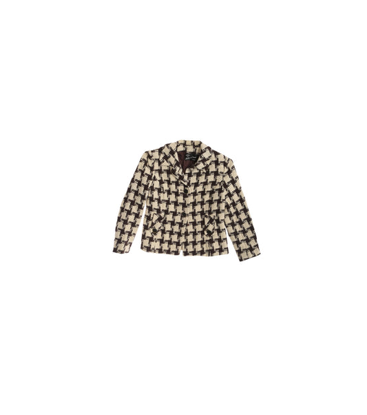 Vintage Women's Casual Plaid Jacket by Miller and Paine / Era 1940's - 1950's