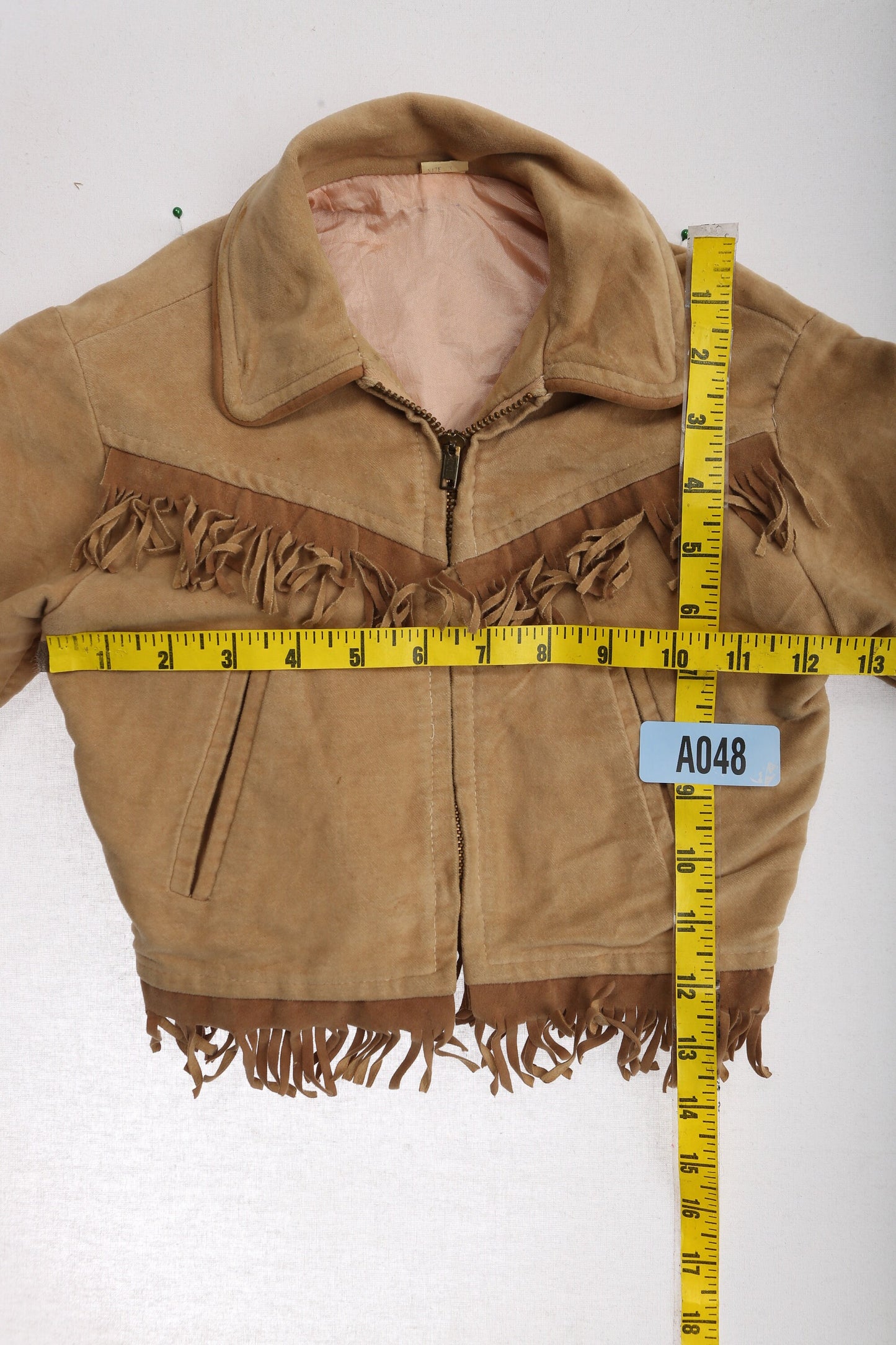 Vintage Kids Fringed Western Jacket / Era 1960's -1970's