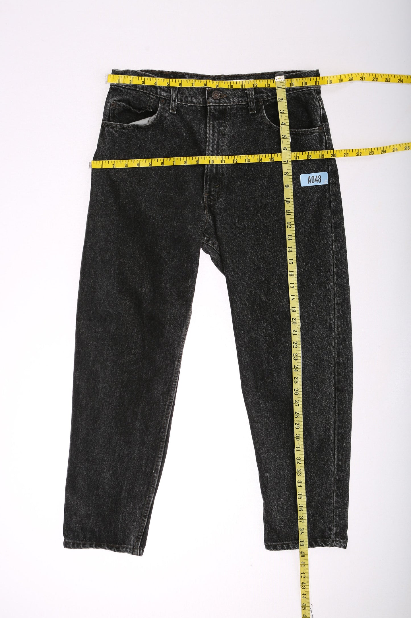Vintage 550 Levi's Black Denim Pants / Made in USA / Ear 1980's - 1990's
