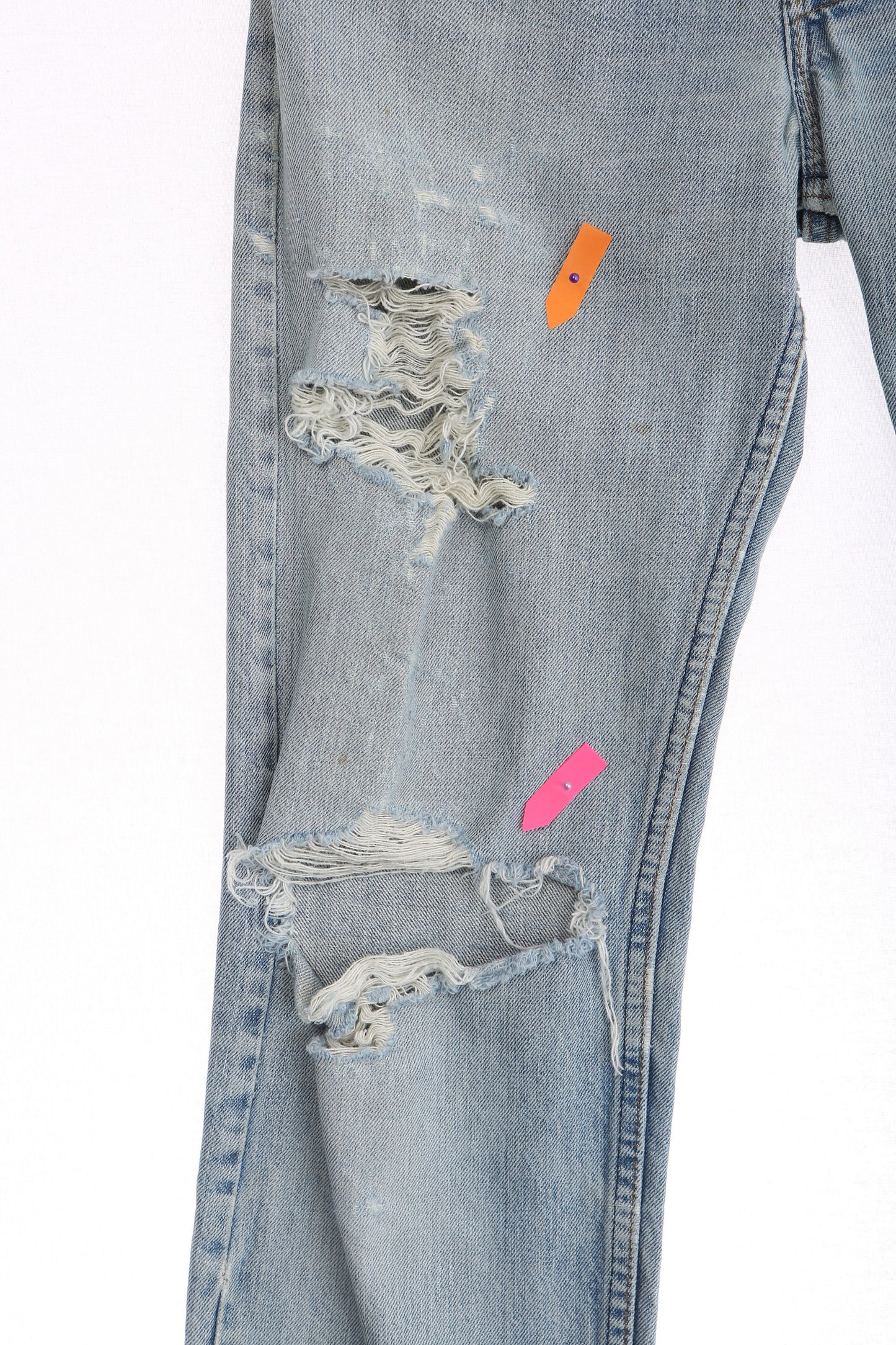 Vintage Levi's Distressed Denim Pants / Orange Tab
