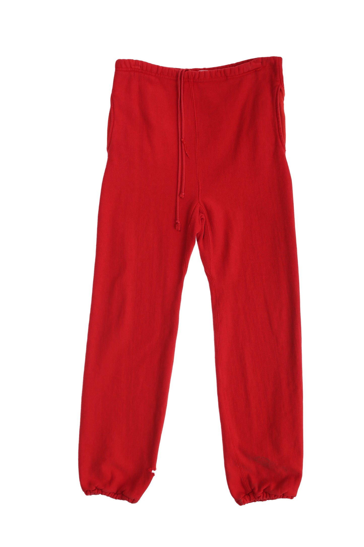 Vintage Champion Red Sweatpants / Era 1980's - 1990's