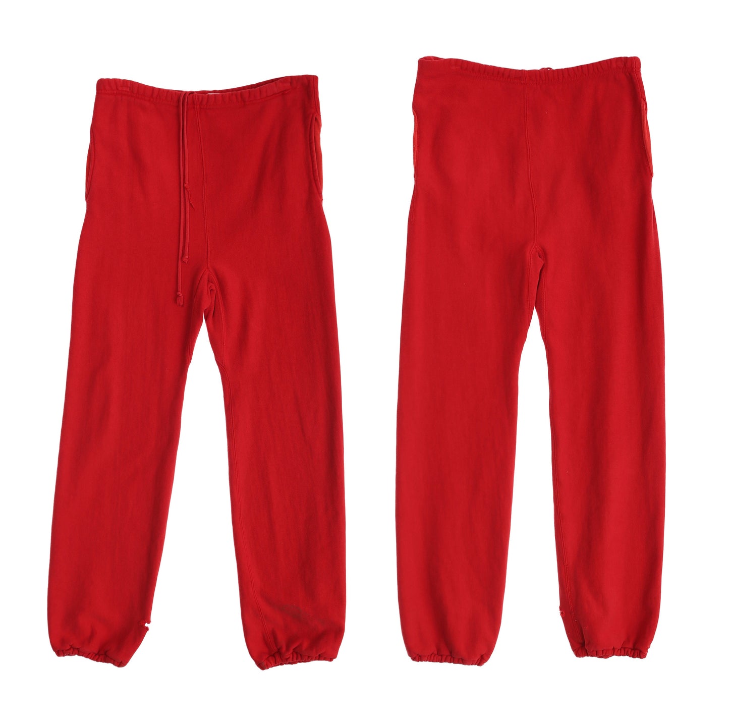 Vintage Champion Red Sweatpants / Era 1980's - 1990's