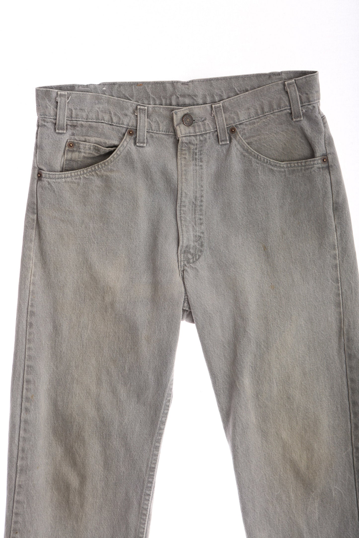 Vintage 505 Gray Levi's Jeans / Era 1980's - 1990's