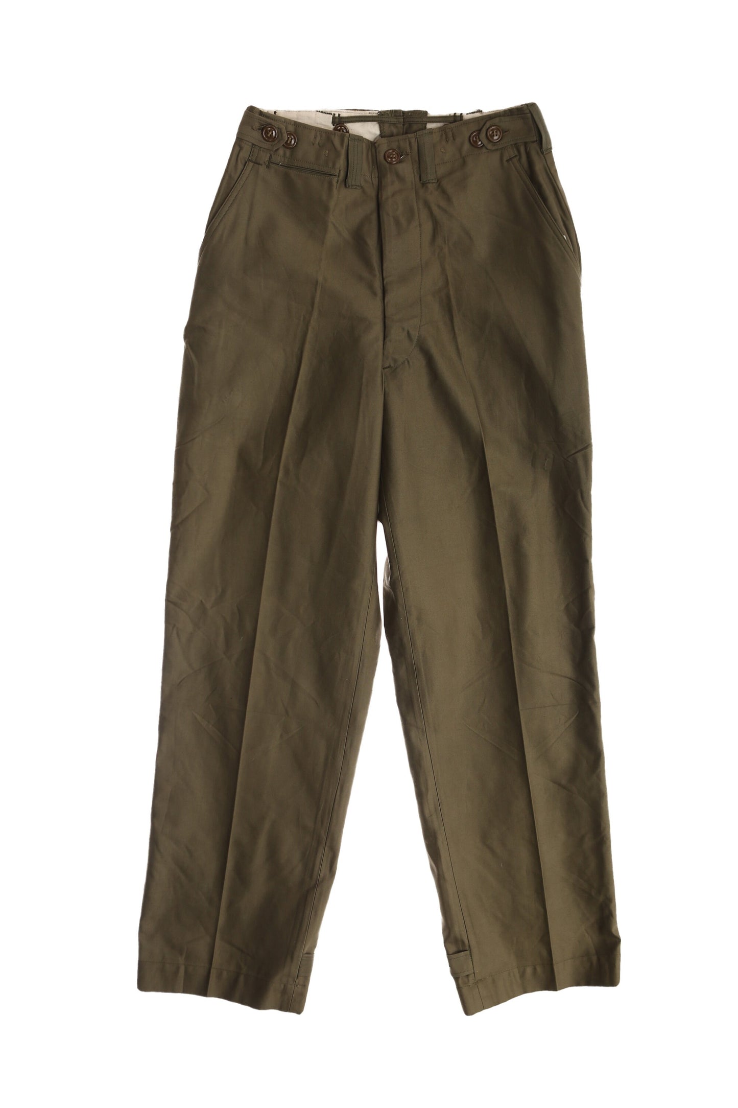 Vintage Men Military Uniform Pants