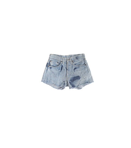Levi's Bleached Denim Shorts