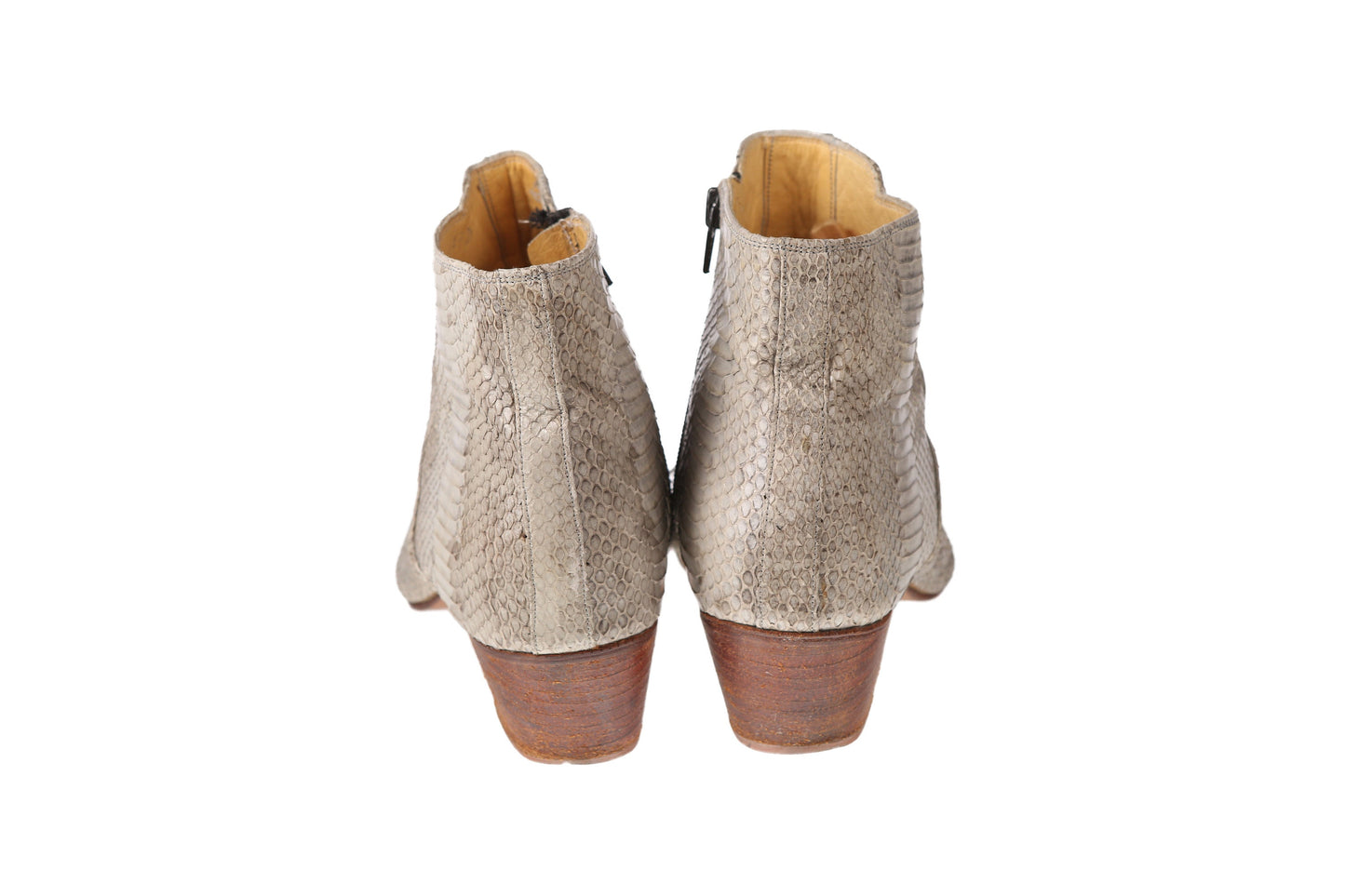 Vintage Men's Snakeskin Mod Boots / Men's UK Size 47 D / US Size 13