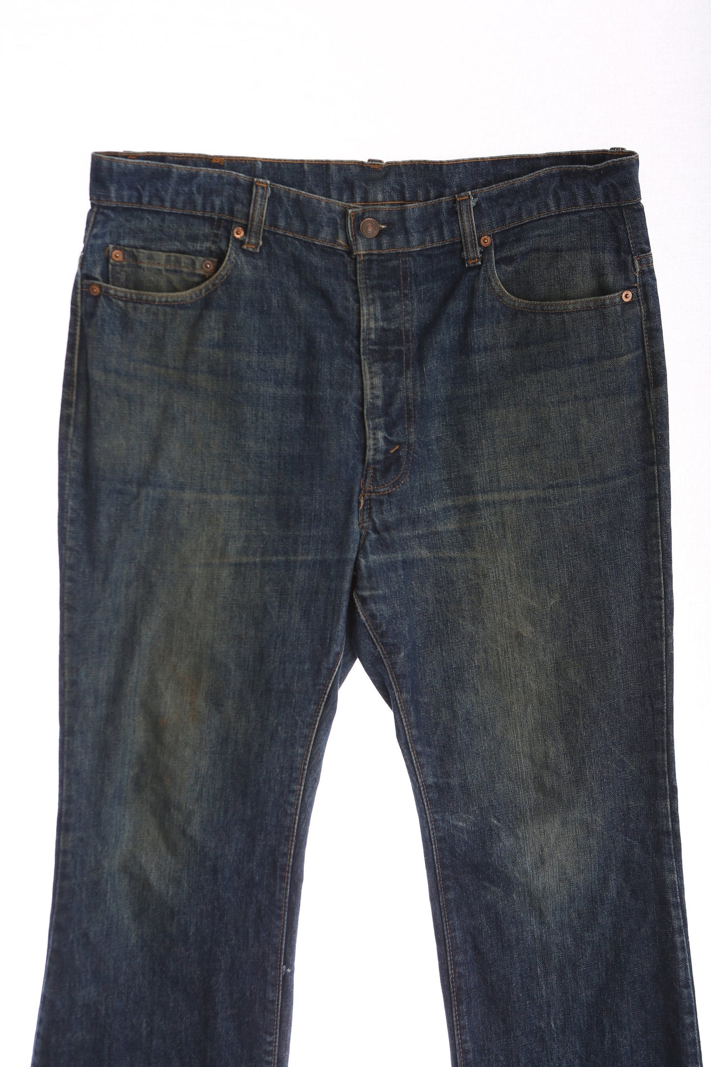 Vintage Levi's Denim Pants / Dark Wash / Era 1980's - 1990's