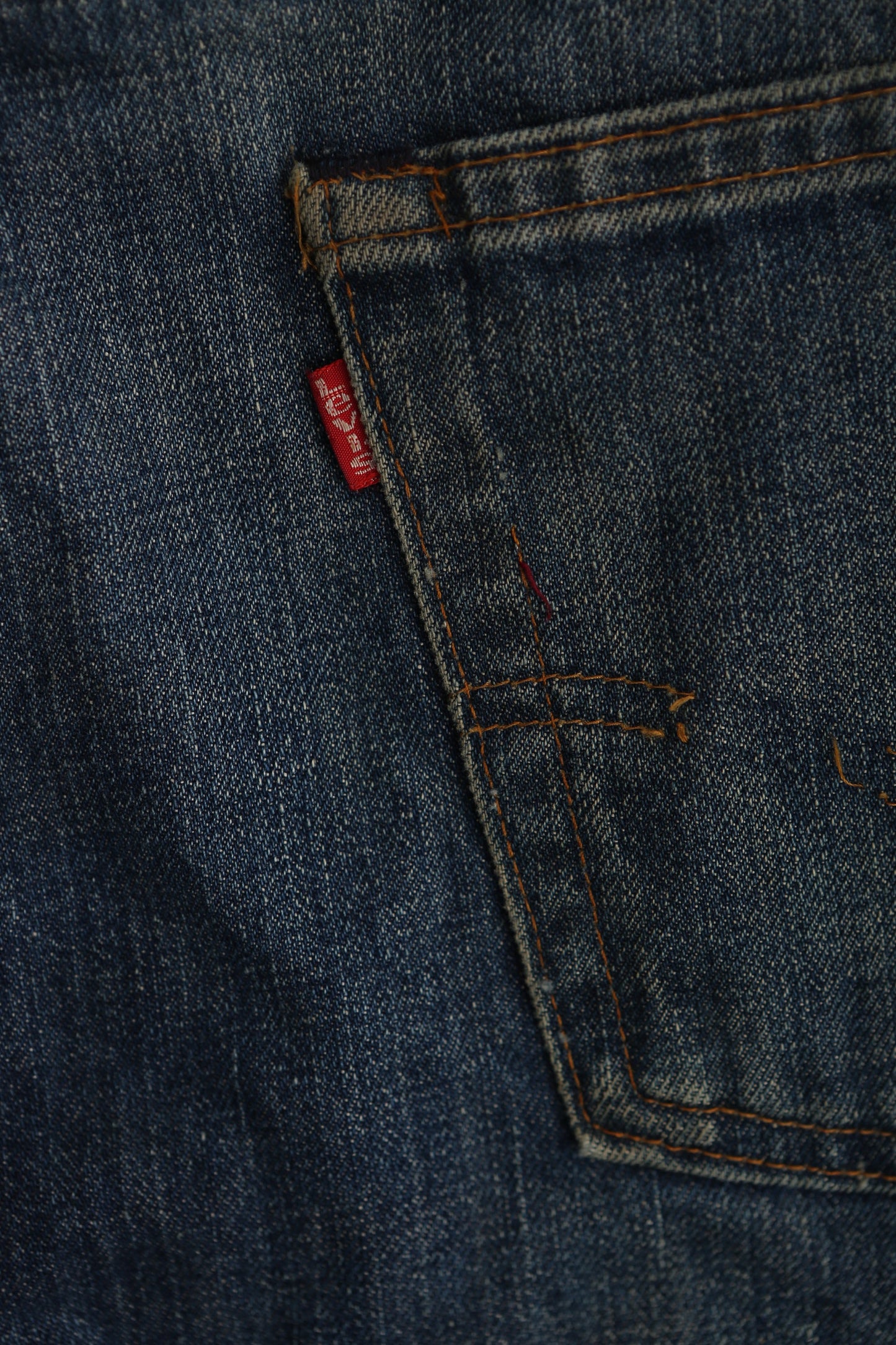 Vintage Levi's Denim Pants / Dark Wash / Era 1980's - 1990's