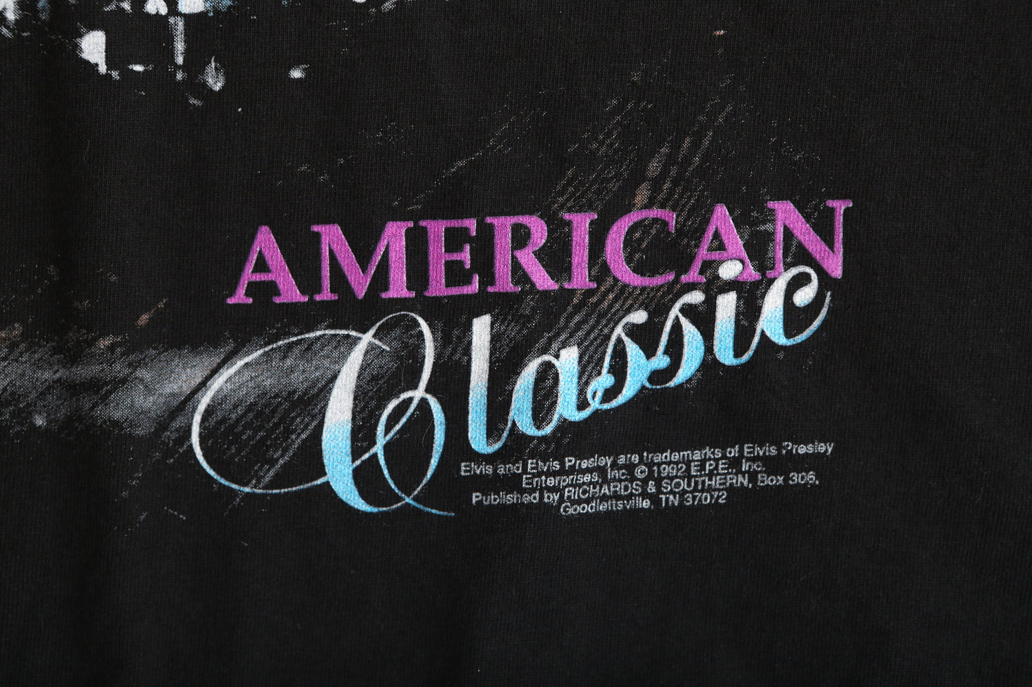 Vintage Elvis Presly Motorcycle Graphic T-shirt