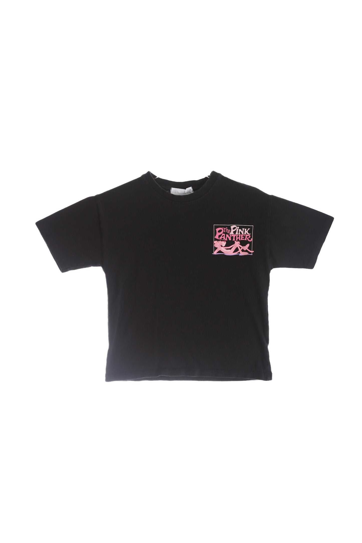Vintage The Pink Panther Black Graphic T-shirt