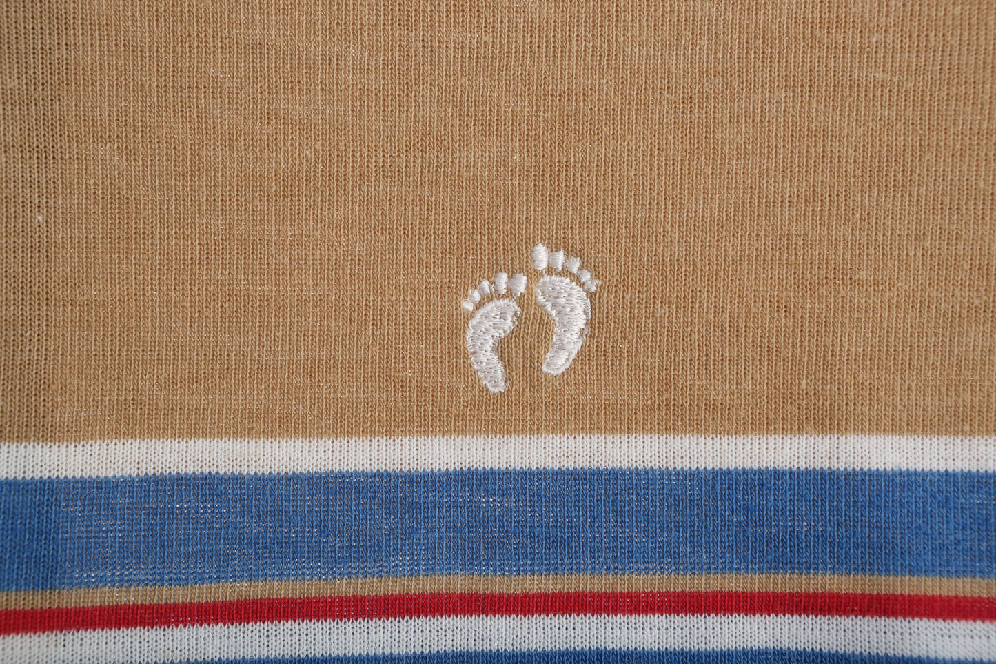 Vintage Hang Ten Striped Polo Shirt / Estimated Era: 70s - 80s