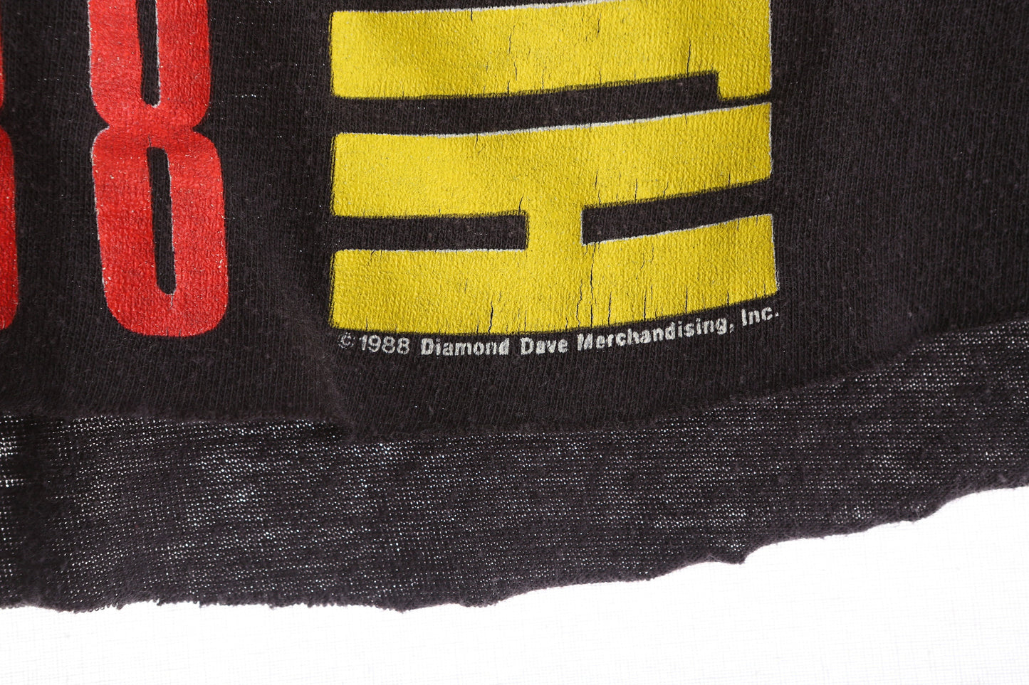 Vintage Skyscraper 1988 Tour David Lee Roth Rock Crop Top Tee