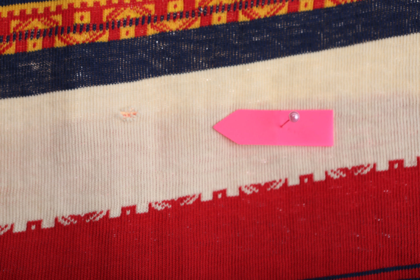 Vintage Hang Ten Striped Graphic T-shirt