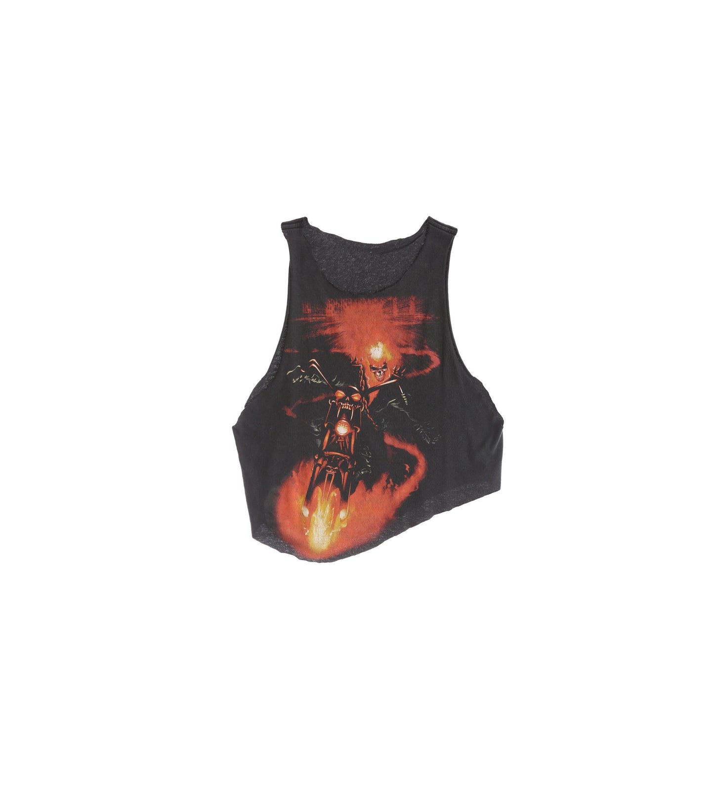 Vintage Ghost Rider Graphic Cut Off T-shirt