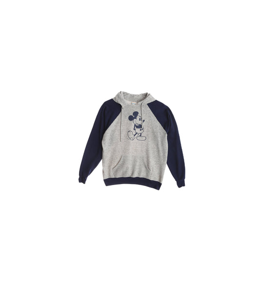 Vintage Mickey Mouse Gray Hoodie